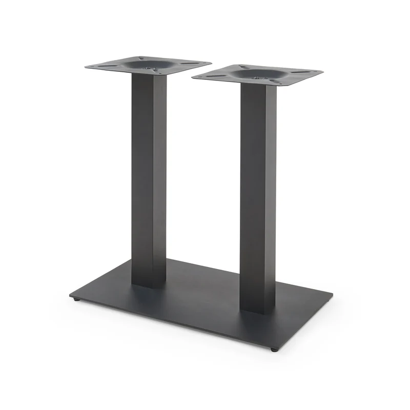 Tischgestell Vadejord Stahl 70x40x73 cm Schwarz [en.casa]