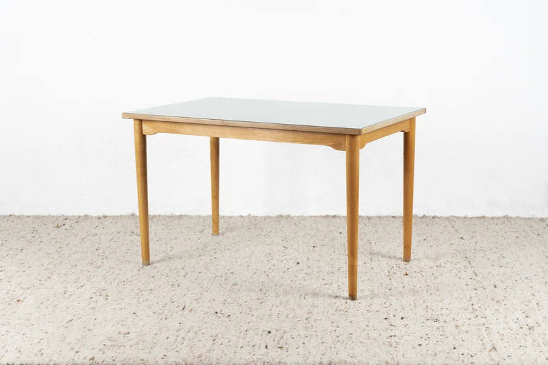 Vintage Tisch Esstisch Schreibtisch Massivholz Buche