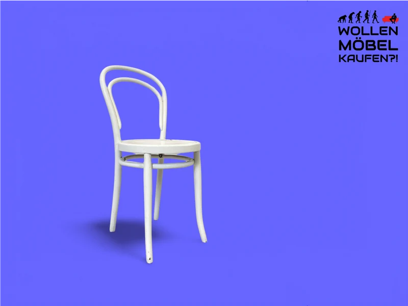 WMK Formschöner jedoch etwas abgerockter antiker Bugholzstuhl , vermutlich berühmter Stuhl Nr. 14 von Thonet