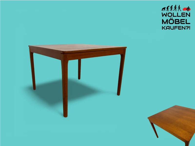 WMK Eleganter und gut erhaltener skandinavischer Mid-Century Couchtisch aus Teak von Alberts Tibro