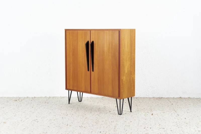 Vintage Kommode Sideboard Mid Century Holz Teak Heinrich Riestenpatt RT Möbel
