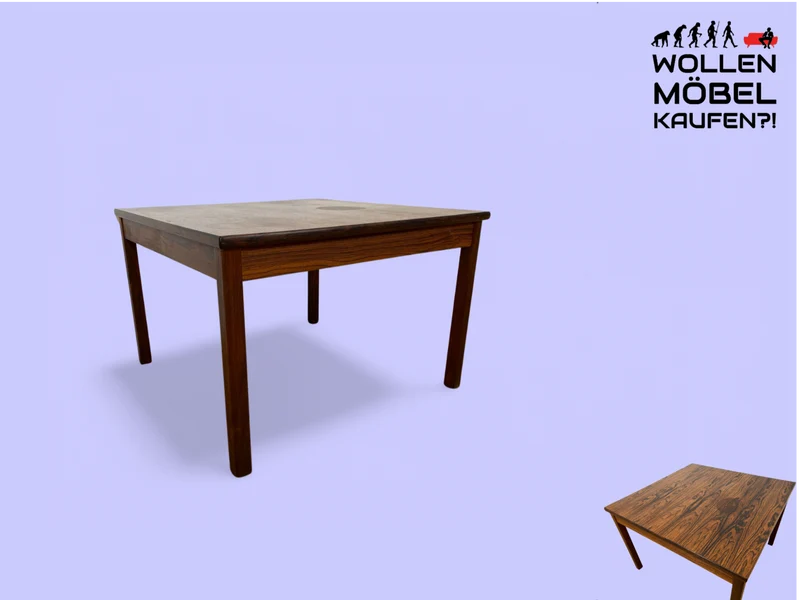 WMK # Stilvoller und gut erhaltener skandinavischer 70er Jahre Designer Couchtisch von Hansen & Nissen in Palisander