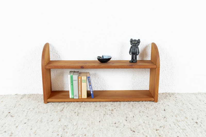 Vintage Regal Wandregal Bücherregal Holz
