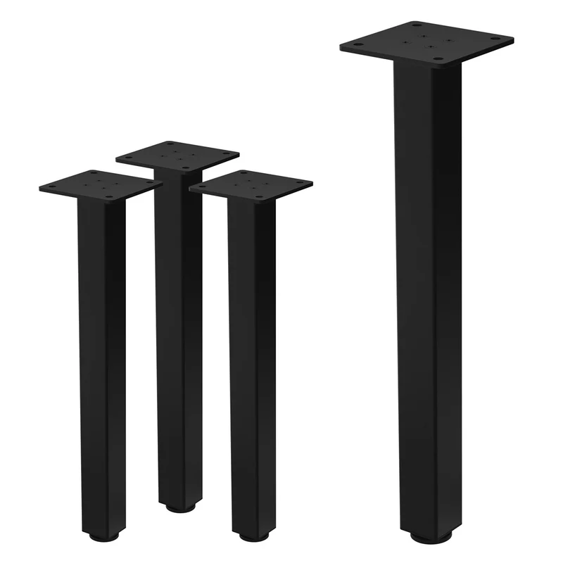 Tischbeine Tischgestell 4er Set I-Design aus Stahl ML-Design