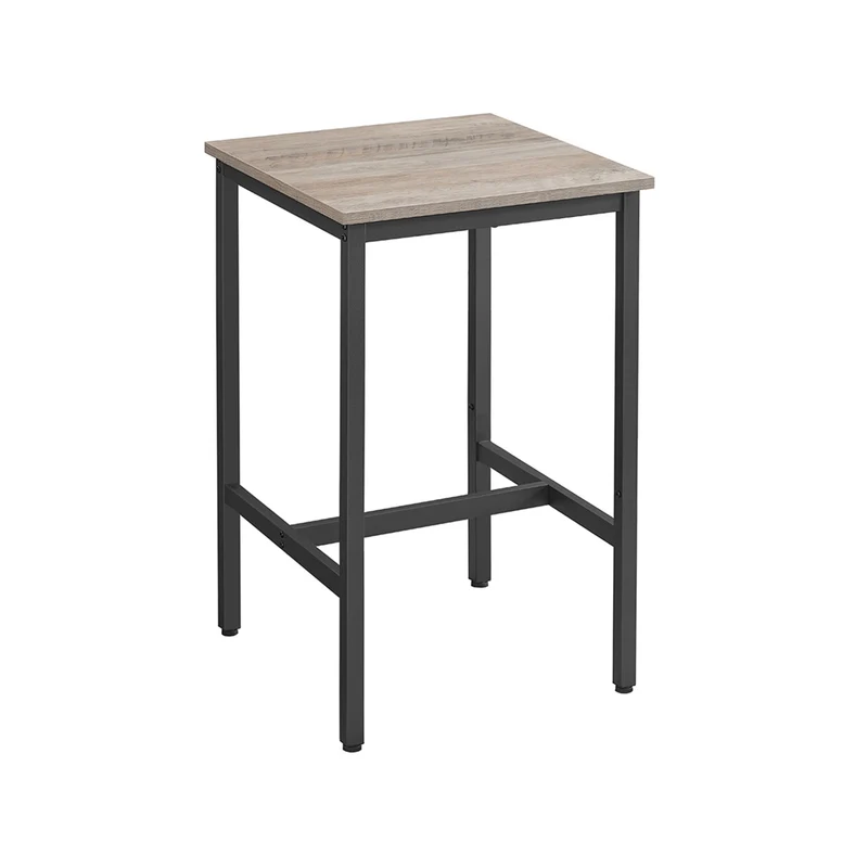 Bartisch mit Stahlgestell hoch