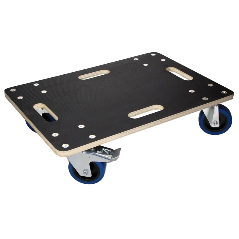 Rollbrett Möbelroller 40 x 60 cm aus Multiplex mit Feststellbremsen Tragkraft 800 kg