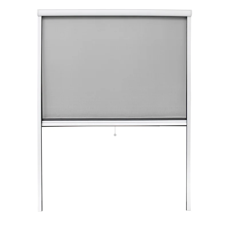Fliegengitter Weiß 130x160 cm mit Aluminium Rahmen