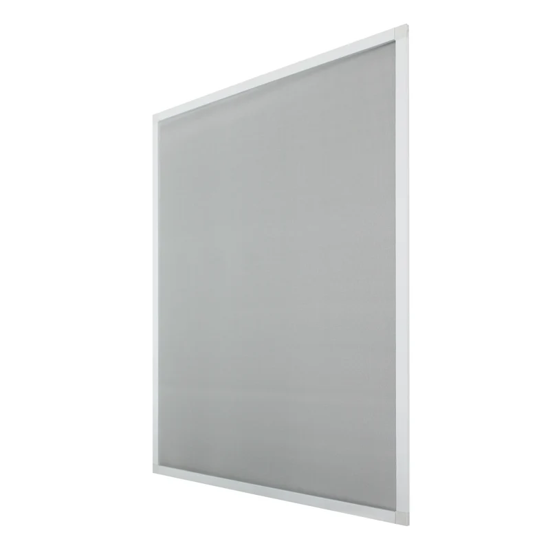 Fliegengitter Weiß 130x150 cm mit Rahmen aus Aluminium