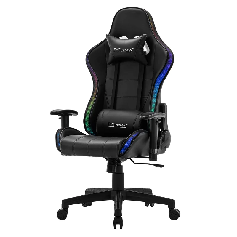 Gaming Stuhl PVC-Leder RGB