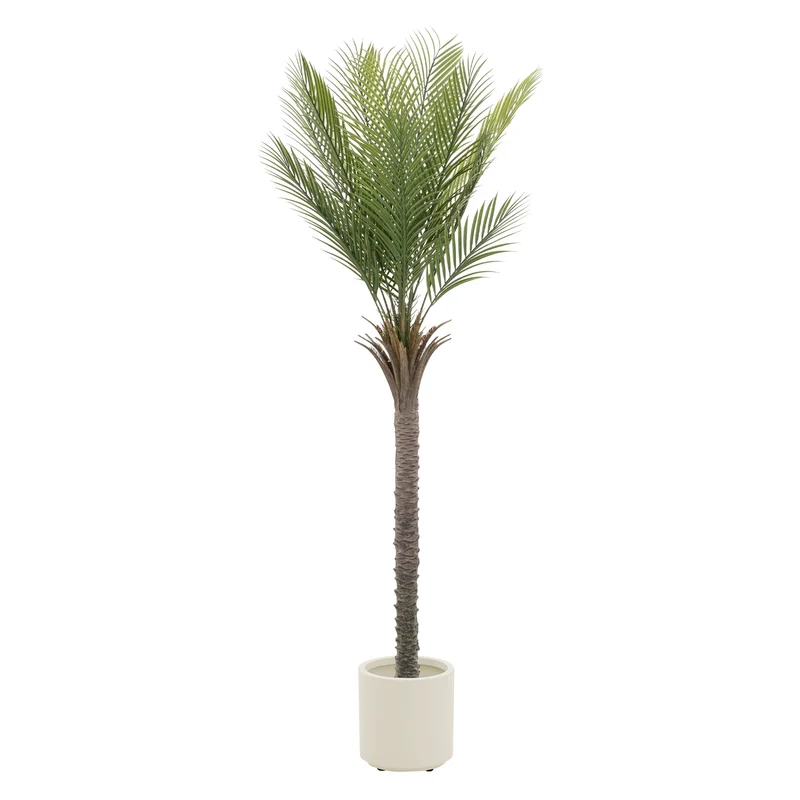 Künstliche Palme 180 cm Tropische Kunstpalme im Topf ML-Design