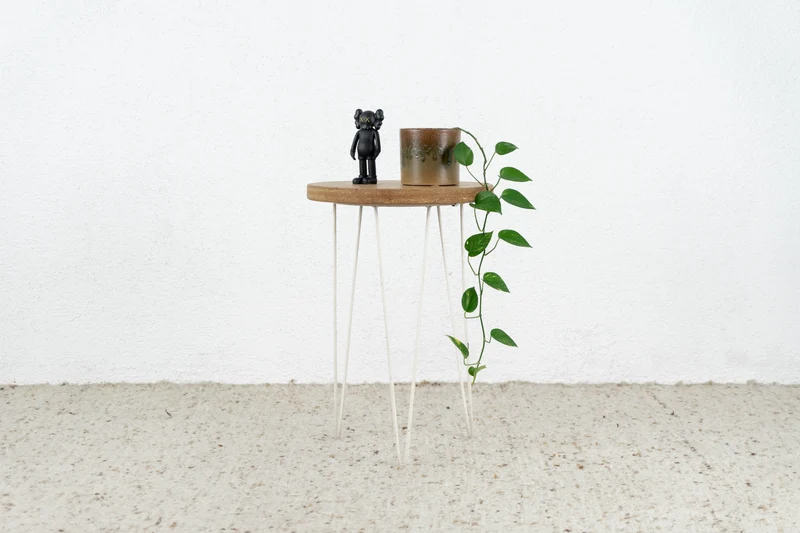 Recycling Beistelltisch Blumentisch Vintage Industrial Ablage Tisch