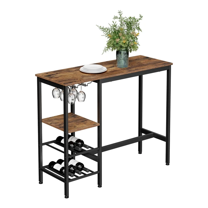 Bartisch mit Halterungen