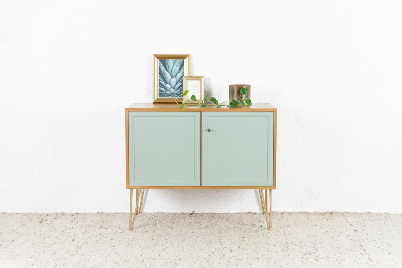 Vintage Kommode Sideboard A.M.T Holz Eiche