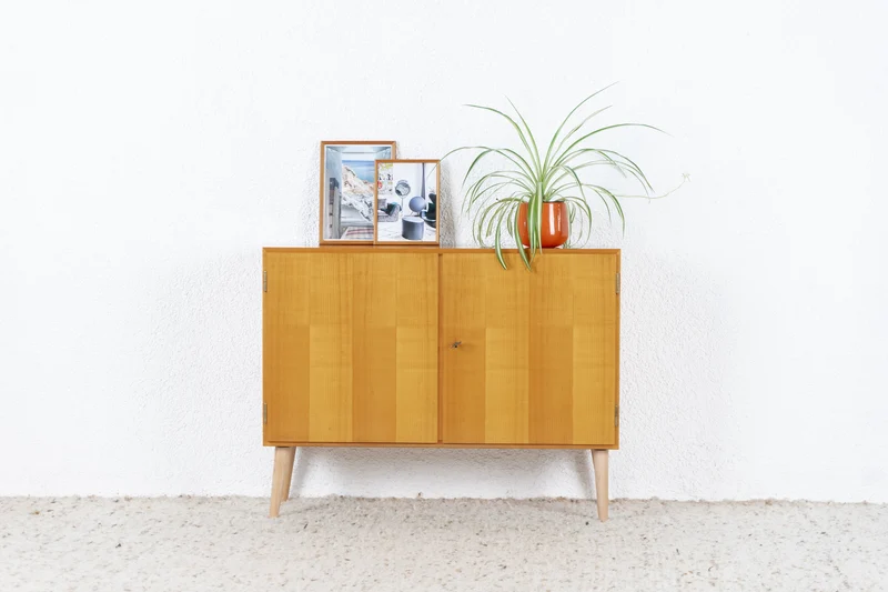 Vintage Kommode Holz Kirschbaum Sideboard
