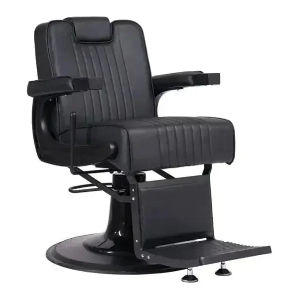 Barber stuhl in Schwarz, Herren Friseurstuhl Goni, Barbershop stuhl