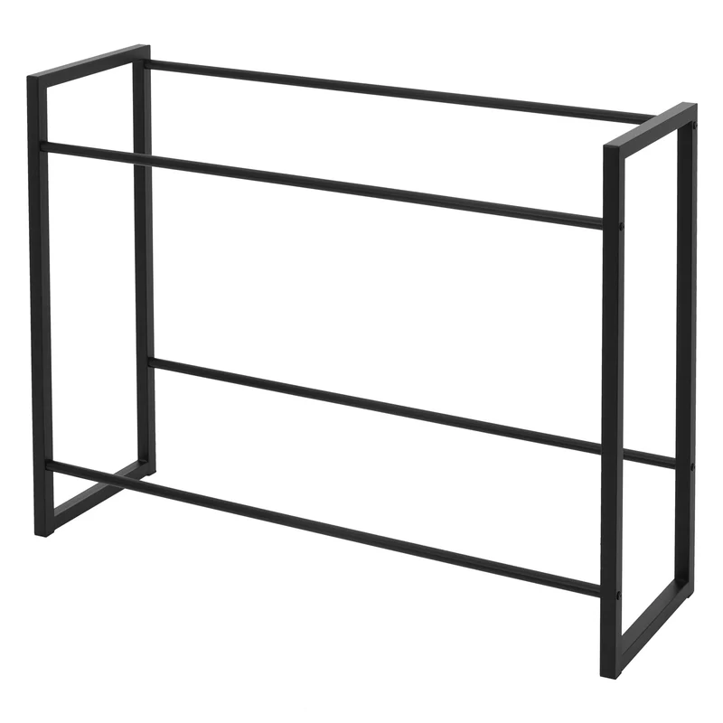Getränkekistenregal Getränkeregal 6 Kisten 104 x 32 x 82,5 cm Anthrazit aus Stahl ML-Design