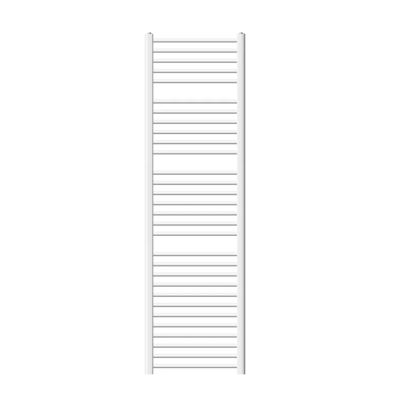 Badheizkörper Sahara 500x1800 mm weiß gebogen mit Seitenanschluss