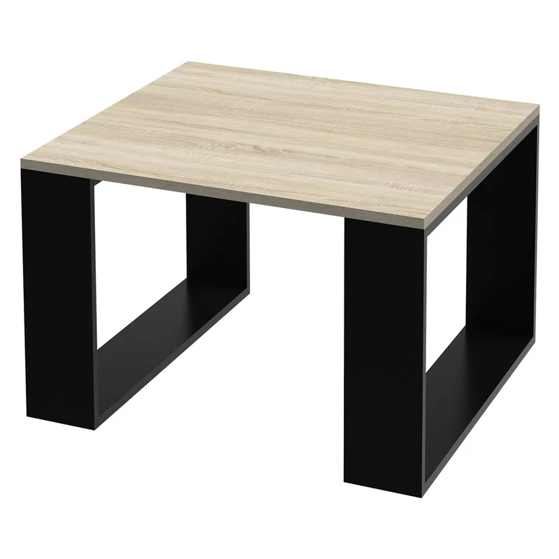 ML-Design | Couchtisch 65x65x40 cm aus Spanplatte, Quadratischer Wohnzimmertisch, Beistelltisch ideal für Wohnzimmer und Büro
