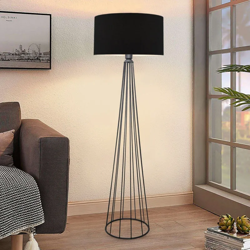 Stehlampe Neath Anthrazit / Schwarz [lux.pro]