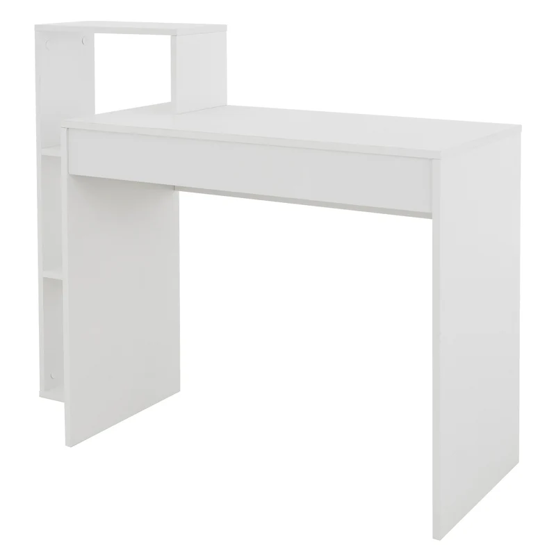 ML-Design | Schreibtisch mit Regal 110x72x40 cm aus Holz, Arbeitstisch für Heim und Büro