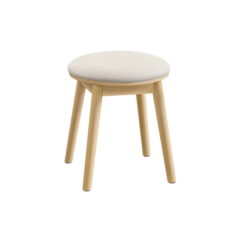 Schminkhocker rund Boho-Stil