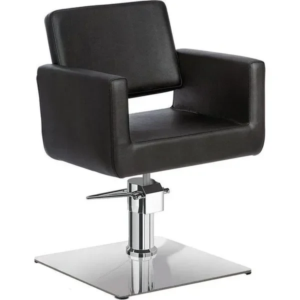 Friseurstuhl in eleganter Schwarz-Farbe, Luxuriöser Friseur stuhl Chic Q