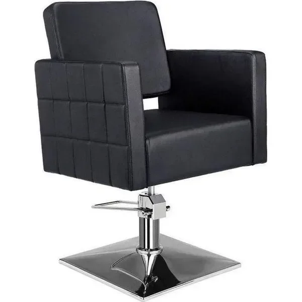 Friseurstuhl in eleganter Schwarz-Farbe, Luxuriöser Friseur stuhl Horace