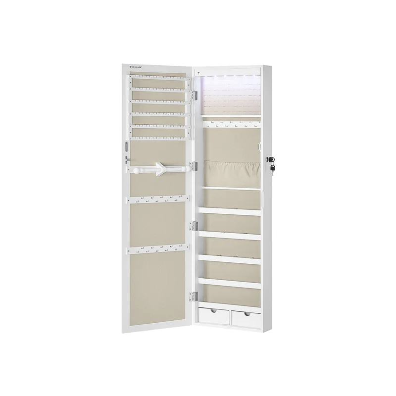 Abschließbarer Schmuckschrank zur Wandmontage