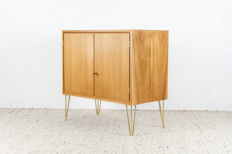 Vintage Kommode Nuss Kleiderschrank 1960 Sideboard Tv