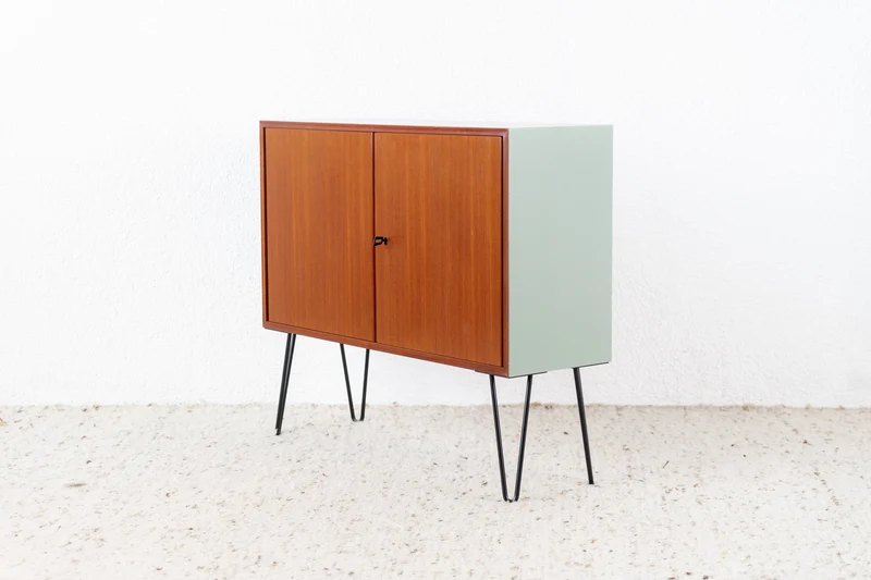 RT Möbel Teak Holz Sideboard Kommode salbei vintage mid century Heinrich Riestenpatt