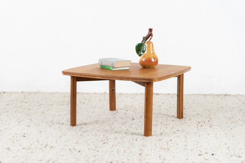 Vintage Holz Couchtisch Beistelltisch