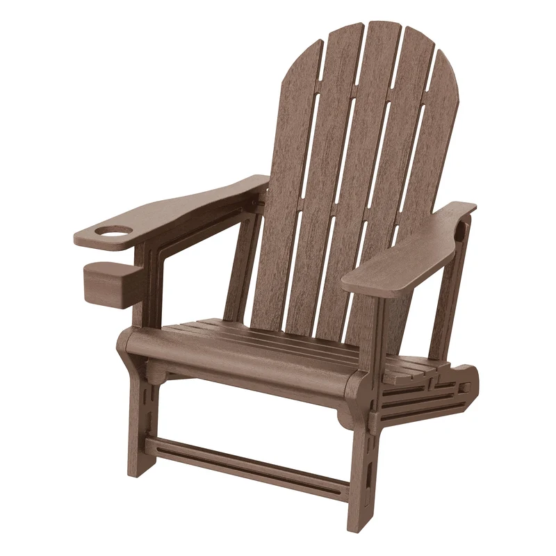 Gartenstuhl Adirondack Stuhl Sonnenstuhl wetterfest aus HDPE Kunststoff bis 180 kg Gartensessel ML-Design