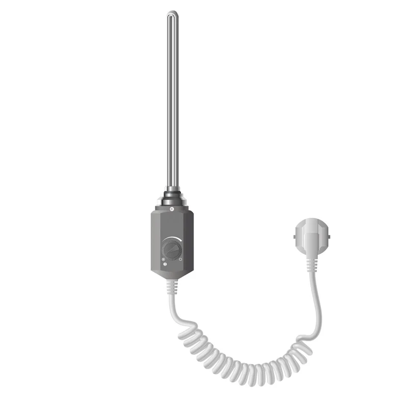 Heizstab 300W Graphit mit Thermostat für Badheizkörper LuxeBath