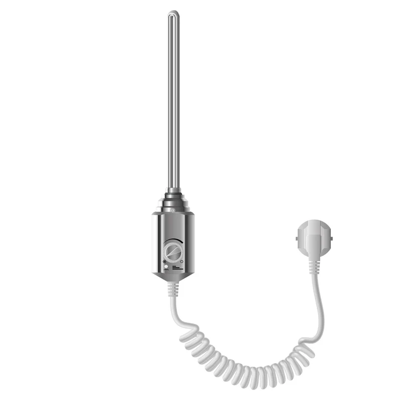 Heizstab 900W Chrome mit Thermostat für Badheizkörper LuxeBath