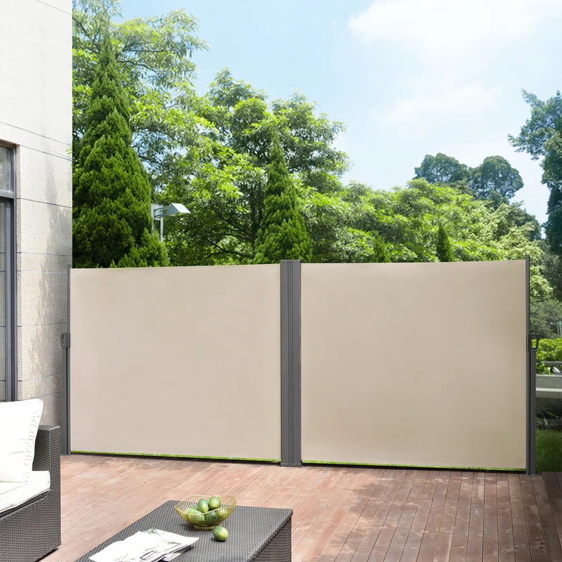 2er-Set Seitenmarkise Alcazaba in versch. Farben und Größen pro.tec