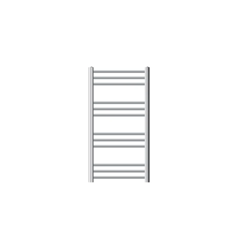 Badheizkörper Sahara 500x800 mm Chrome gerade mit Seitenanschluss LuxeBath