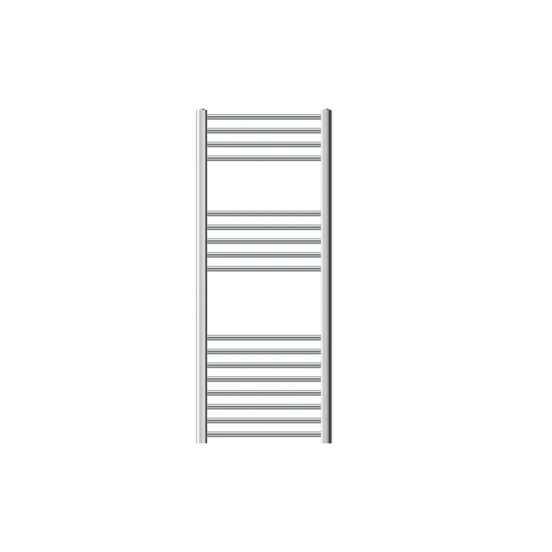 Badheizkörper Sahara 500x1200 mm Chrome gebogen mit Seitenanschluss LuxeBath