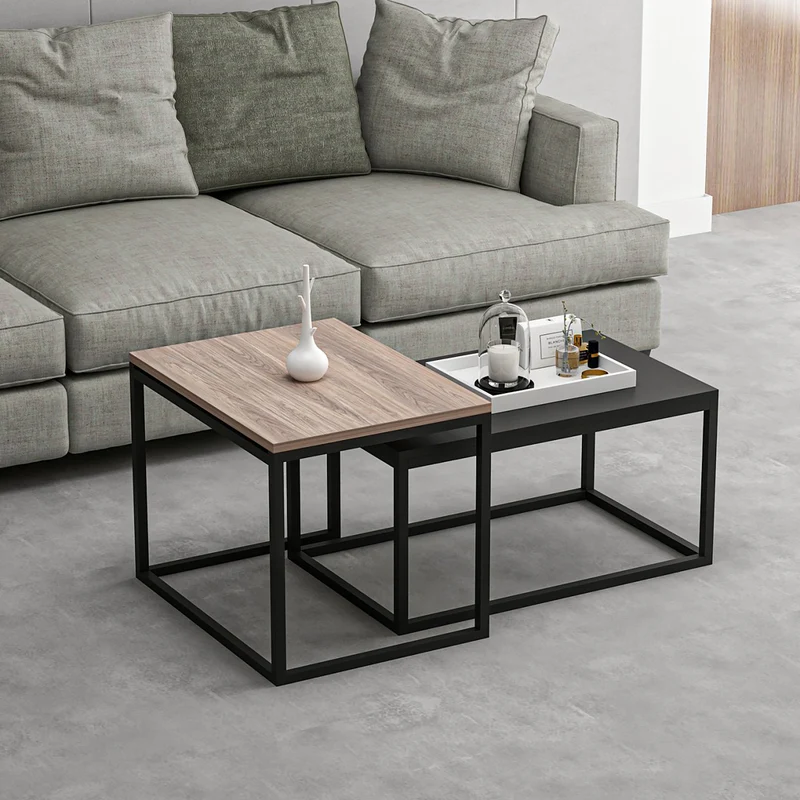 Satztisch Aabenraa im 2er Set in versch. Farben [en.casa]
