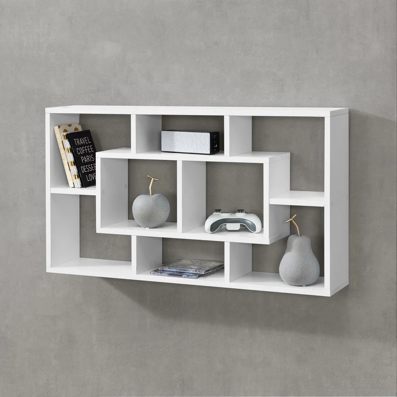 Wandregal Saputit 85x16x48 cm versch. Farben en.casa