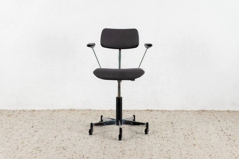 Schreibtischstuhl Giroflex Drehstuhl vintage mid century Polster Büro Stuhl