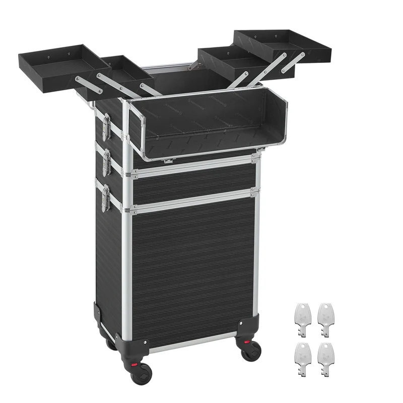 4-in-1 Schminkkoffer abschließbar
