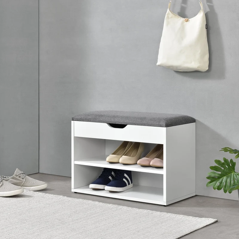 Schuhbank Gentofte 60x30x46cm [en.casa]