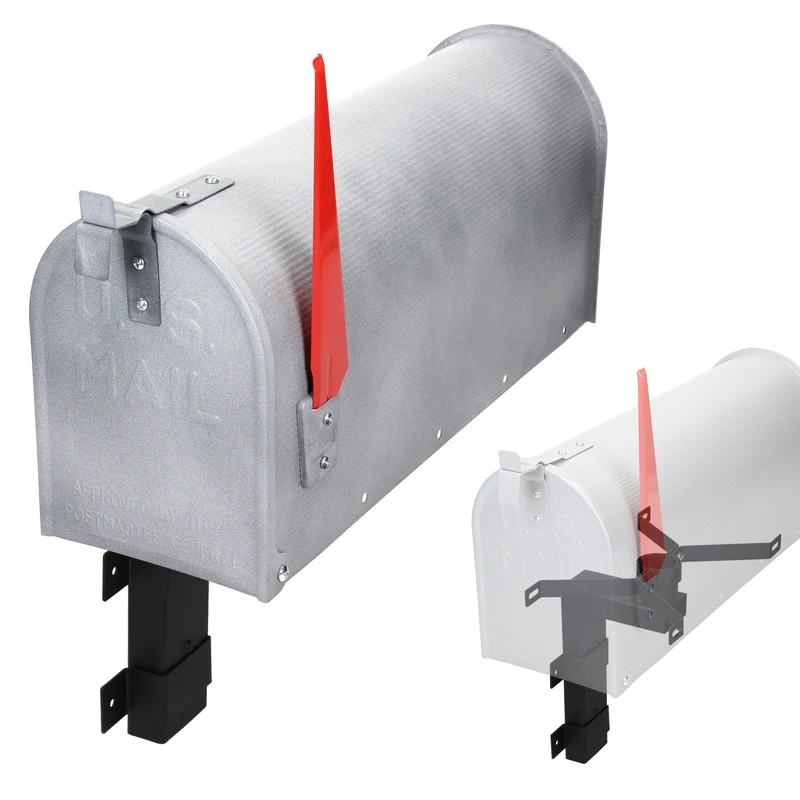 Briefkasten US Mailbox inkl. Wandhalterung Betonoptik aus Aluminium ML-Design