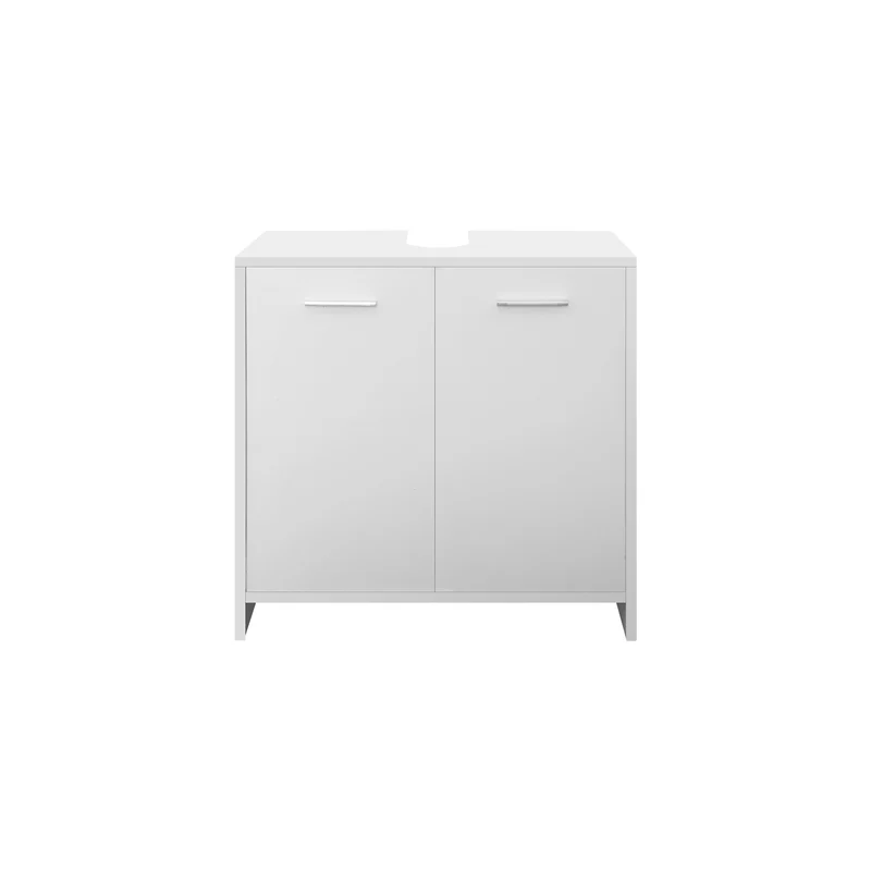 B-Ware Waschbeckenunterschrank Weiß 58x60x33 cm aus MDF ML-Design