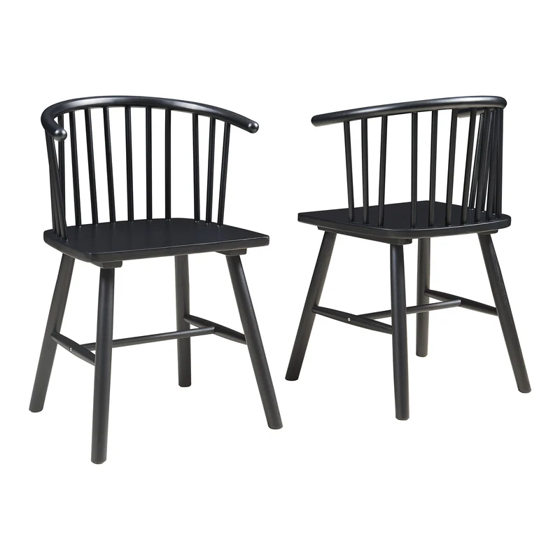 Esszimmerstuhl Stami 2er Set Holz [en.casa]