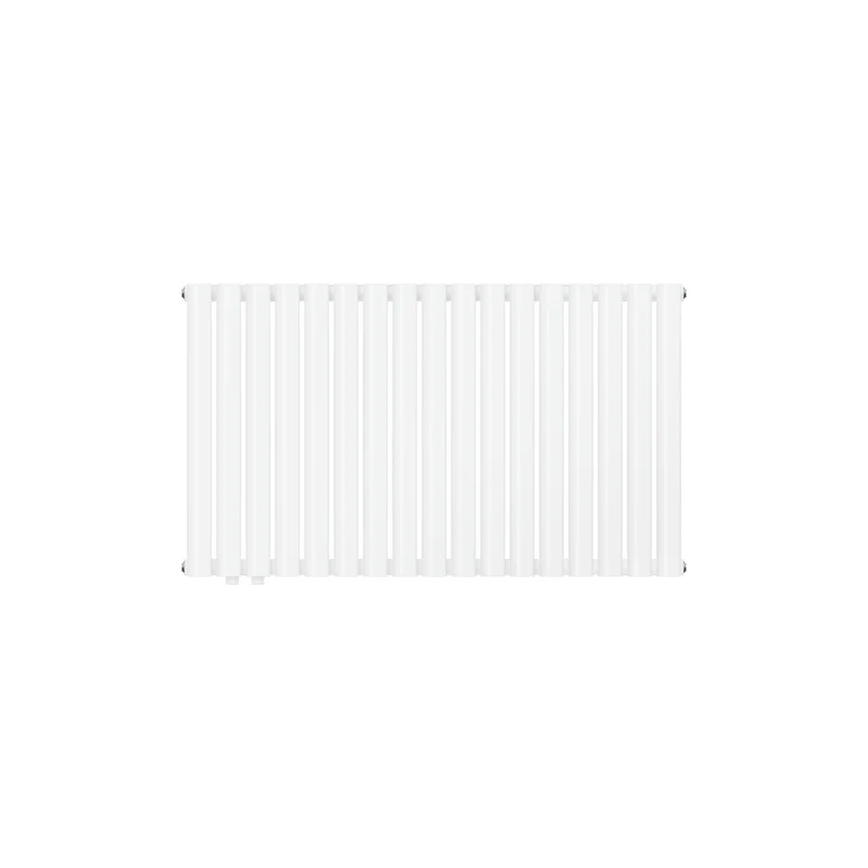 Badheizkörper Einlgagig Horizontal 600x1020 mm Weiß mit Seitenanschluss LuxeBath
