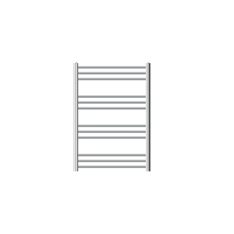 Badheizkörper Sahara 750x800 mm Chrome gerade mit Seitenanschluss LuxeBath