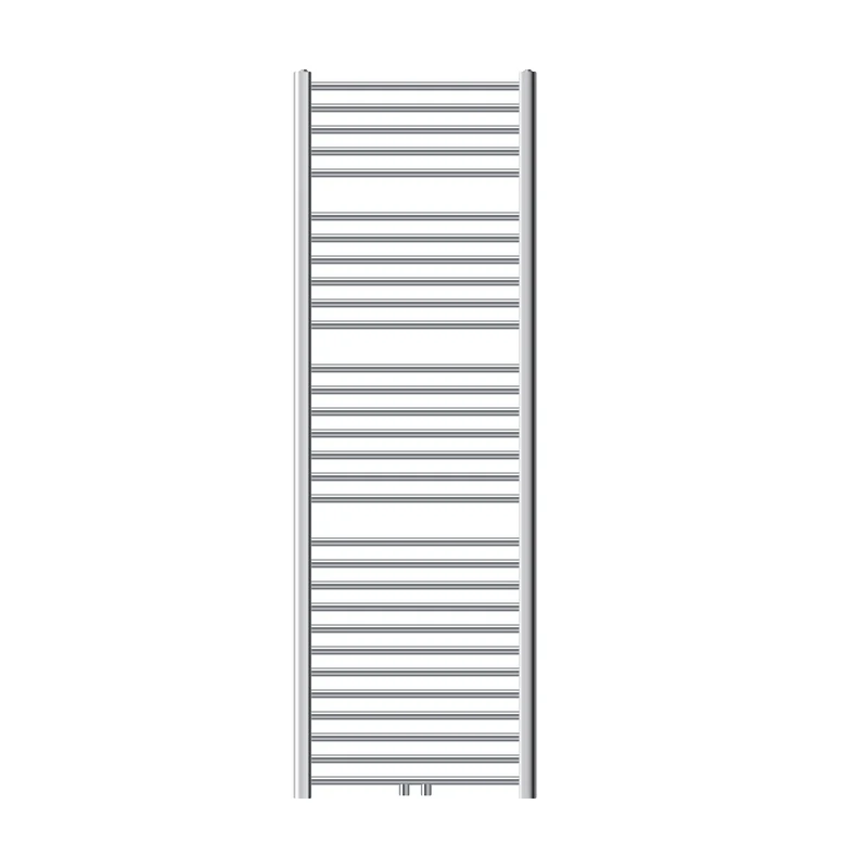 Badheizkörper Sahara 600x1800 mm Chrome gerade mit Mittelanschluss LuxeBath