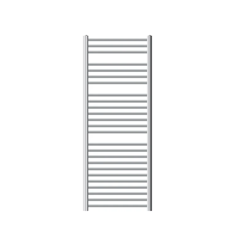 Badheizkörper Sahara 600x1500 mm Chrome gebogen mit Seitenanschluss LuxeBath