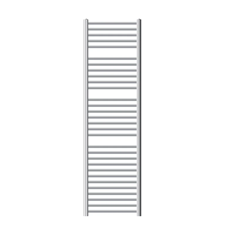 Badheizkörper Sahara 500x1800 mm Chrome gerade mit Seitenanschluss LuxeBath